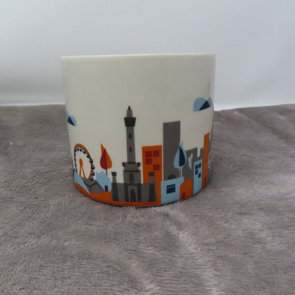 Starbucks Chicago You Are Here Collection Coffee Mug Cup 2015 White Red 14 fl oz - Picture 2 of 6